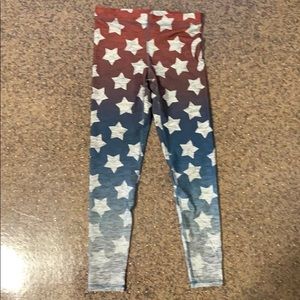 Peloton Terez Ombré star leggings